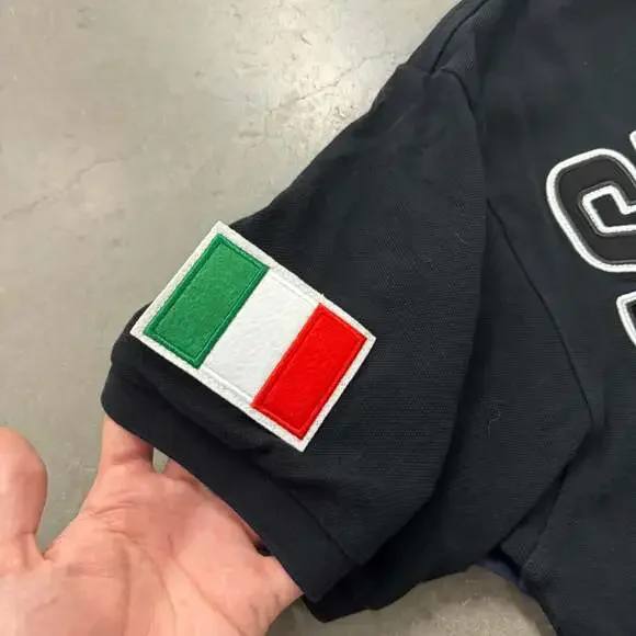 Supreme Twill Applique Polo Black
